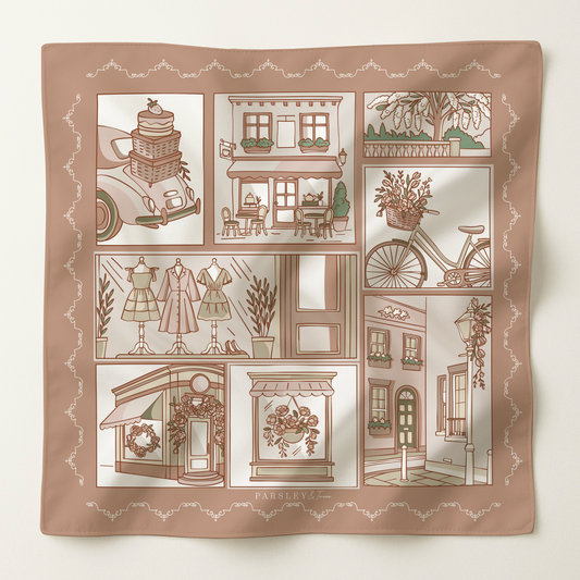 Large Blush Chelsea Scarf - Coming Soon!