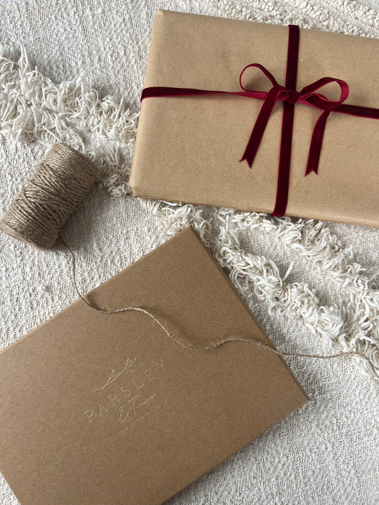Christmas Gift Wrapping Service - Red Velvet Bow