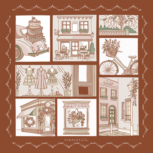 Large Gingerbread Chelsea Scarf - Coming Soon!