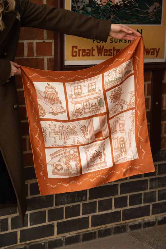 Medium Gingerbread Chelsea Scarf