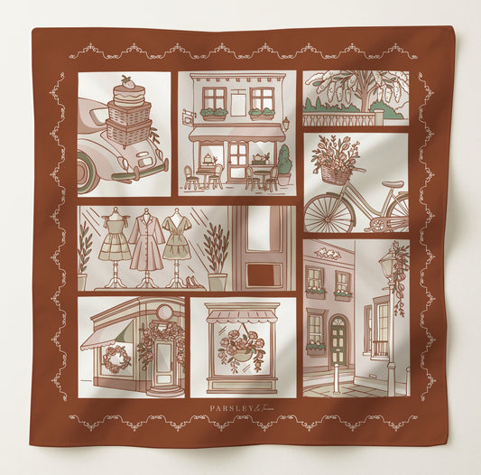 Large Gingerbread Chelsea Scarf - Coming Soon!