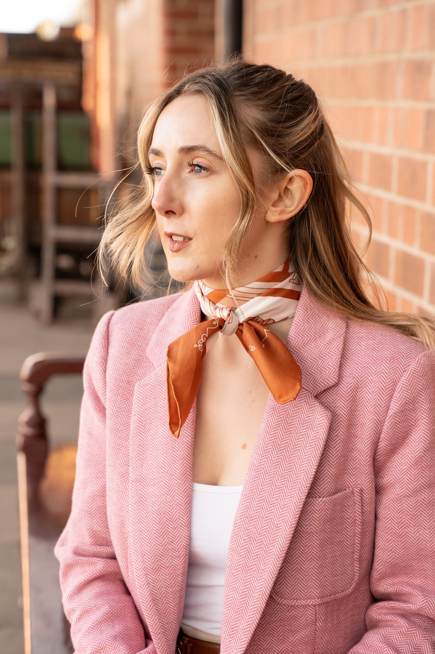 Medium Gingerbread Chelsea Scarf