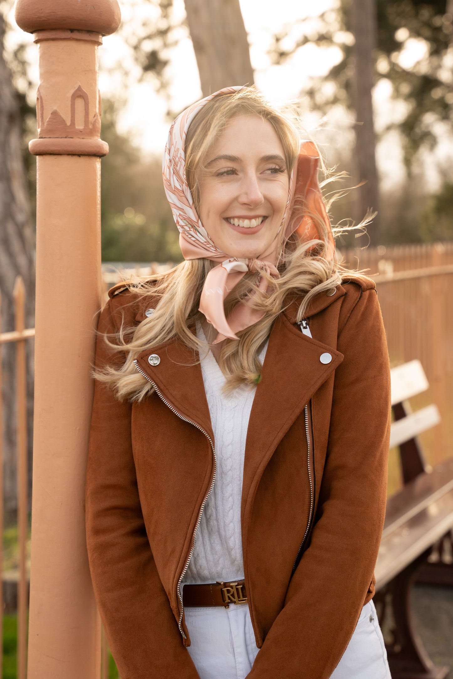 Medium Blush Chelsea Scarf